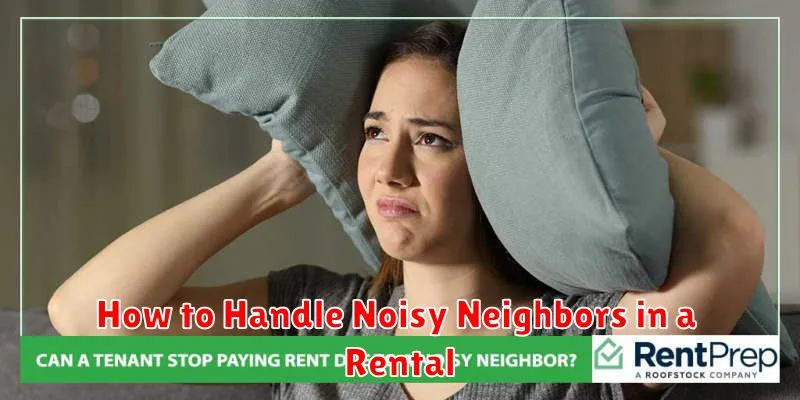 How to Handle Noisy Neighbors in a Rental