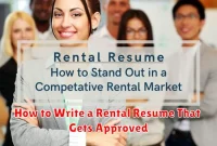 How to Write a Rental Resume That Gets Approved