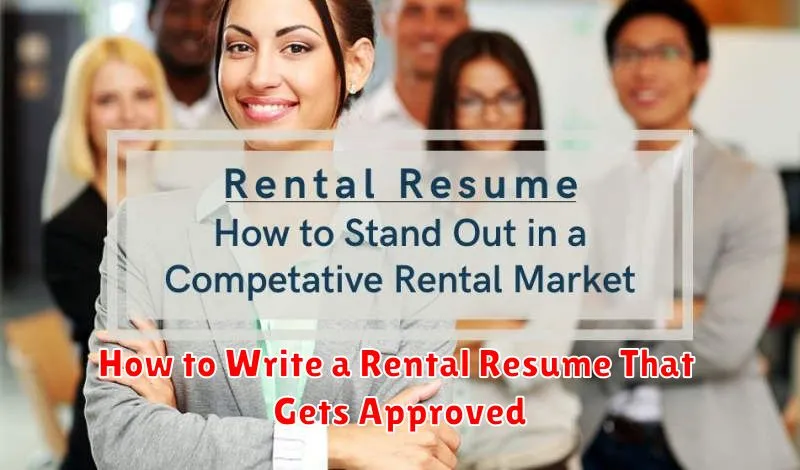 How to Write a Rental Resume That Gets Approved
