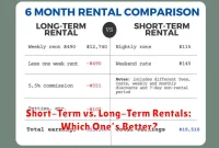 Short-Term vs. Long-Term Rentals: Which One’s Better?
